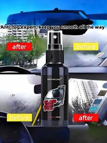 HGKJ PREPINFOAM-P6 玻璃防雾剂，冬季有效持久，防止起雾，保持清晰视野，适用于汽车内饰挡风玻璃、汽车护理细节、汽车挡风玻璃防雾防雨剂、挡风玻璃镜面清洁除雾防水涂层剂，适用于汽车/玻璃/护目镜。 - 彩色 - 查看 3