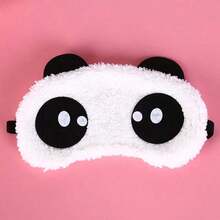 Cute Cartoon Face White Panda Eye Eyeshade Shading Sleep Cotton Goggles Eye Sleep Eye Cover Care 3 Styles - 公關 - 查看 11