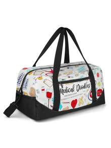 Large Capacity Travel Bag, Suitable For Girls, Teenagers, Weekend Getaways, Overnight Stays, Carry-On, Toddler Overnight Bag, Travel Sports Bag, Dance & Yoga Bag, Handbag - one-size - View 10