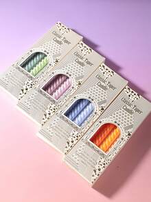 4 Pieces Per Set, 9.8-Inch Spiral Long Stick Candles. The Set Includes Four Spiral Long Stick Candles. Home Decoration, Available In Various Colors Such As Red, Blue And Green. Wedding Decoration, Party Table Decoration, Candle Ornaments On The Table. Christmas Gift, A Gift For Friends. Suitable For Any Occasion: Christmas, Birthday, Mother's Day, Father's Day, Anniversary Gift, Thanksgiving, Valentine's Day.