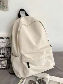 This Fashionable Multi-Functional Men's Laptop Backpack Includes A Laptop Compartment, Laptop Messenger Bag, Laptop Backpack, And Accessory Storage Box. It Comes In Various Colors, Making It A Large-Capacity Solid Color Backpack Suitable For Female College Students, As Well As A Simple And Stylish Solid Color Backpack Suitable For Men.