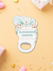 定制个性化脚印磁性开瓶器。送给孩子的第一份礼物。成长纪念品。生日派对礼物。一周岁生日派对礼物。礼物 - 腳印 - 查看 27