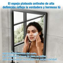 Rectangular Lavabos Para Baños Con Espejo Y Canasta 51cm - Negro - Ver 6