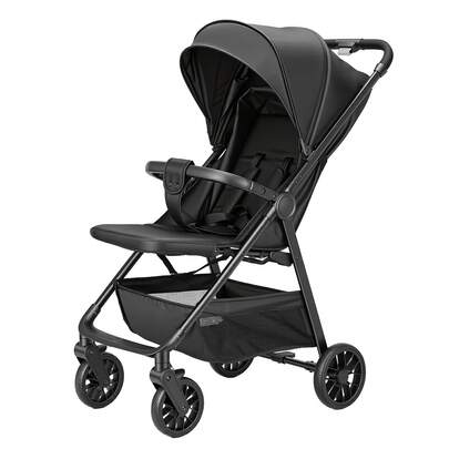Piorlado Kinderwagen für Kleinkinder mit verstellbarer Rückenlehne, ultrakompakter Kinderwagen mit großem Einkaufskorb, Verdeck, Schiebegriff für Eltern, leichter Buggy für Reisen und mehr
