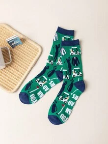 5 Pairs Men's Tall Golf Elegant Series Socks