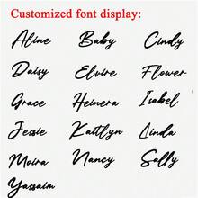 [Customized] Personalized Letters Engraving Name Press Button Glossy Pattern Earphone Case Compatible With Airpods 1 2 3 4 Pro 2 Protective Case - Multicolor - View 7