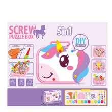 Montessori Educational Building Block Set, 283 Pieces - Rosa Pálido - Ver 9