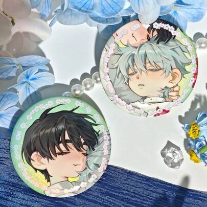 58mm Irregular Stage Badge, Ivti, Ivan Brooch, Backpack Pendant, Bag Decoration, Gift For Friends Who Like Anime