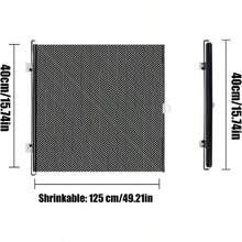 Reja Retrctil para Perros, Reja para Puertas, 15x49 Pulgadas Cerca Porttil Barreras para Gatos Accesorios Mascotas Uso Interior Exterior En Puertas Pasillos Cocina Garaje Porche - Atributo único - Ver 6