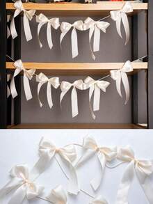 6/12/24 szt. dwuwarstwowa kokardka satynowa kokardka ozdoba choinkowa, różowa kokardka w stylu baletowym, kokarda choinkowa, ozdoba świąteczna, najlepszy prezent dla dziewczynki