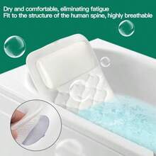 Yinhing Almohada de baño de Cuerpo Completo para Tina con Soporte para la Espalda y el Cuello Cojín para Bañera de Cuerpo Completo con Transpirable - como en la foto - Ver 2