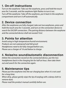 Lenovo True Wireless Headset, Upgraded To Wireless 5.4, Compact And Portable, Lightweight Design, High-Definition Sound Quality, 24-Hour Long-Lasting Battery Life, Light And Luxurious Leather Appearance, Long-Term Wearing Without Pain, Compatible With Mobile Phone/Laptop /PC Device Connection, Running And Sports Available. - Multicolor - View 6