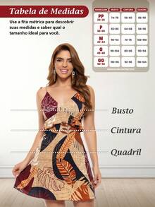 Basic Dress With Ruffle And V-Neck – Women's Fashion - Nhiều màu - Xem 3