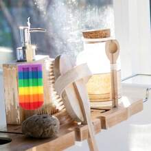 Baluue Colorful Esponja Para BañO Corporal Suave Y Exfoliante Esponja De Ducha Multicolor Para Limpieza Efectiva Y Cuidado De La Piel TamañO Forma Especial de Helado Masaje Exfoliante de Baño - Foto 1 - Ver 8