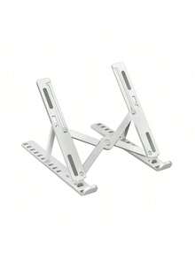 可折叠便携式笔记本电脑/平板电脑/手机支架，带可调节手机支架和散热功能