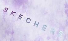 Skechers New Girls' Knitted Crew Neck Pullover Sweatshirt - Purple/white - View 5