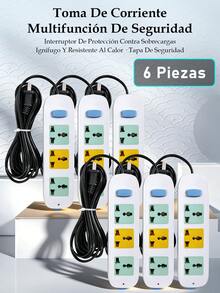 3 enchufes -6 piezas