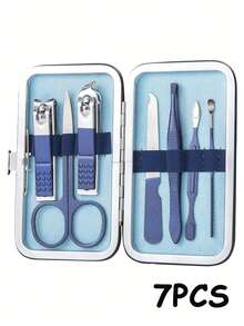 7/10/12/18/30pcs Manicure Set Pedicure Kit Nail Clippers Set Fingernail Clipper Set Ingrown Toenail Nail Kit Scissor Nail Trimmer Kit Women And Men's Care Grooming Tools