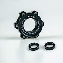 ZRACE 1 件装户外运动自行车中锁花鼓 Boost 适配器，15x100 转 15x110，12x142 转 12x148，6 孔中锁 - 黑色 - 查看 3