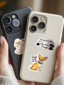 50Pcs Dog Stickers, Humorous Stickers Fun Stickers Reading Stickers Sarcastic Stickers Motivational Stickers Vinyl Waterproof For Laptop Phone Car Skateboard Water Bottles Scrapbooking Computer Journaling,School Supplies,Back To School - Multicolor - View 11