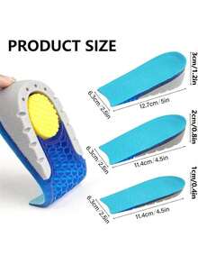1 Pair Of Anti Slip Height Increasing Shoe Heel Pads, Male Honeycomb Elastic Half Pad, Female Heel Invisible Non Tiring Height Increasing Sports Shoe Insole Shock-Absorbing, TPE Insole, Suitable For Both Men And Women - Comfortable Half Insole, Adjustable Height Of 1 Cm, 2 Cm Or 3 Cm, Essential For Back To School Season Insulation, Galentines, Puppy, Carnival