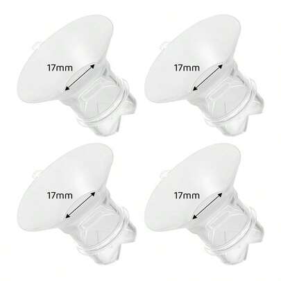 Flange Inserts 17mm Compatible With Medela Spectra TSRETE Elvie Momcozy Bellababy Breast Pump 24mm Shields Flange...