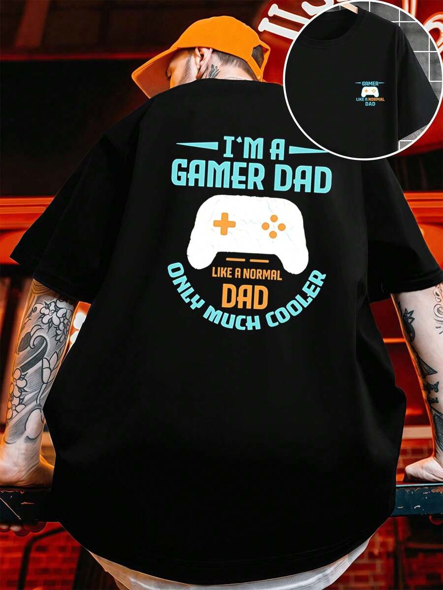 Camisetas talla grande para hombres - Negro - Ver 1