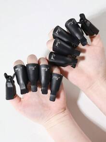 10 chiếc kẹp tẩy sơn móng tay, quà tặng Giáng sinh & Năm mới - Trong sáng - Xem 7