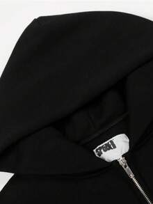 Streetwear Brand Sp5de Spider Web Star Letter Zipper Cardigan Hoodie Men's And Women's Long Pants Set - màu đen - Xem 4