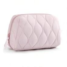 1pc Travel Makeup Bag, Fluffy Pouch, Women's Makeup Storage Bag, Wide-Mouth Small Bag, Essential Travel Toiletries Accessories, Brushes,Suitable As A Valentine's Day Gift - Multicolor - View 14