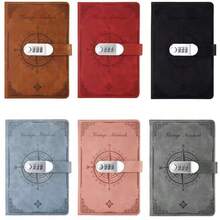 Student A5 Password Notebook, Office Size, 100 Sheets (200 Pages), Retro Style With Diary Entry Form, 2149 - 2149rosa - 查看 3