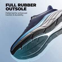 Men's Slip-On Walking Shoes - Hands-Free Running Tennis Sneakers With Cushioning, Non-Slip Gym Workout Athletic Shoes For All-Day Comfort & Style - Màu xanh lam - Xem 5