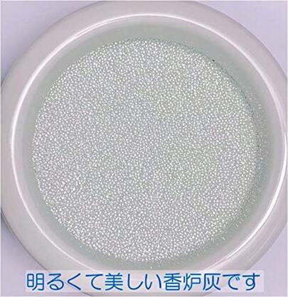 五蓮香炉灰、ピュアビーズα（アルファ）、17.6オンス（500グラム）、クリスタルビーズ、日本製、香灰