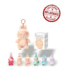 Pop Mart 怪兽3.0能量爆发系列 - 乙烯基人脸吊坠盲盒，情人节节日礼物，柔软收藏吊坠，100%正品（单个盲盒）