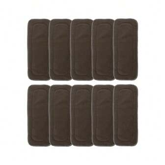 2/5/10 st återanvändbara skötblöjdynor för babyblöjor, absorberande och andningsbart blöjfoder av bambufiber