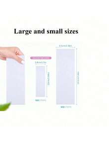 100pcs/50pcs White Non-Woven Fabric Hair Removal Paper, One-Time Quick Hair Removal Wax Paper, Skin Care Instant Peeling Beeswax Hair Removal Paper,Christmas & New Year Gifts. - White - View 3