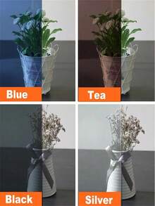 1Roll One Way Mirror Window Film Silver Reflective Self Adhesive Sun Block Sticker Anti UV Heat Control Privacy Protection Glass Tint - Multicolor - View 11