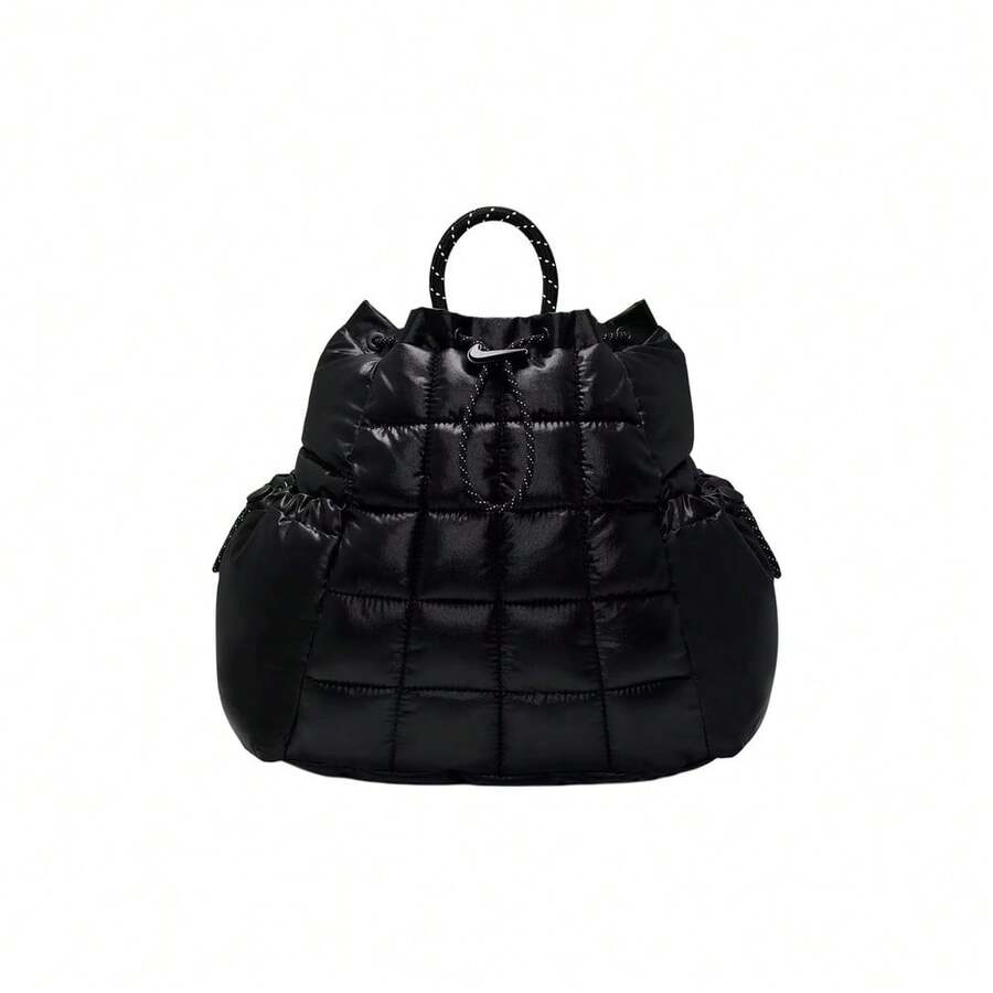 Nike Mochila unisex NK NSW PUFFLE MINI BKPK para exteriores HQ6693-010 - Negro - Ver 1