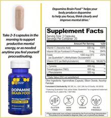Miriyalyad Dopamine Brain Food Supplement W/L- Promotes Mental Drive, Clarity & Focus - Supports Mental Energy - 60 Capsules - 2 CÁI - Xem 2