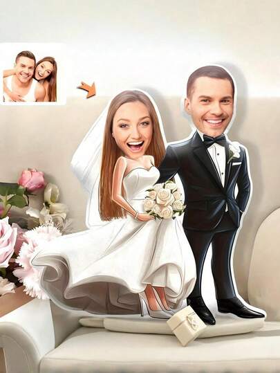 1 st. anpassad 3D-utskriven fotokudde, polyester 100 % överdrag, polypropylen 100 % fyllning, handtvätt, mångsidig, digitaltryck, olika storlekar tillgängliga - perfekt för jul- och Halloweenpresenter, anpassad fotokudde med unik personlig ansiktsdesign lämplig för födelsedag, högtid, årsdag, heminredning, vardagsrum, sovrum, alla hjärtans dag, bröllopsdekoration, halloween, jul, thanksgiving, maskintvättbar, digitaltryck