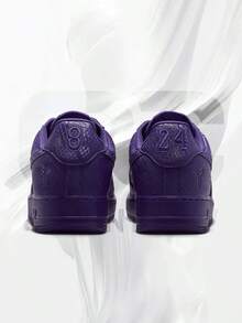 Nike Air Force 1 Low Kobe Bryant Court Purple– Men's Lifestyle Sneakers – Shoes For Man -Vintage-Spring & Summer-Inspired Running Shoes, Shock-Absorbing Comfort, Gym To Streetwear Casual Wear-Easter Gift–IB0018 500 - Court Purple/Court Purple - 查看 4
