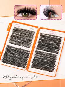 Bộ dụng cụ nối mi tự làm 640 món (50D+60D+80D) - Bao gồm mi giả, keo dán, nước tẩy trang, nhíp, dễ sử dụng cho cả chuyên gia và người mới bắt đầu, tiện lợi cho việc sử dụng tại nhà. Bộ dụng cụ khởi đầu nối mi: Bao gồm mi giả, keo dán, nước tẩy trang và các dụng cụ, cho phép bạn dễ dàng tạo hiệu ứng mi chuyên nghiệp tại nhà. - Nhiều màu - Xem 5