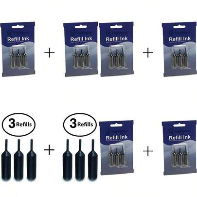 New Vantamo Identity Theft Protection Roller Stamps Refills - Refills For Confidential Roller Stamp Anti Theft Privacy And Security Stamp Designed For ID Blackout Security - 6 Refills