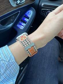 1 pièce Bracelet compatible en tissu coloré et, convient pour les montres de 38 mm, 40 mm, 41 mm, 42 mm, 44 mm, 45 mm, 46 mm, 49 mm, compatible avec Ultra, Série 10/9/8/7/6/5/4/3/2/1 SE