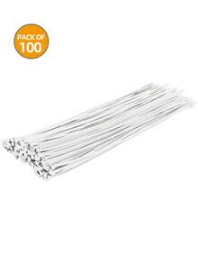 100pcs Garden Bundling Ties, Zip Ties, Plastic Wrap Ties, Plant Fixation Straps, Portable Garden Cable Ties, Gardening And Lawn Care - Multicolor - View 13