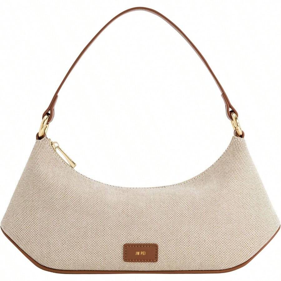Women's Lily Shoulder Bag - BrownCanvas - View 1