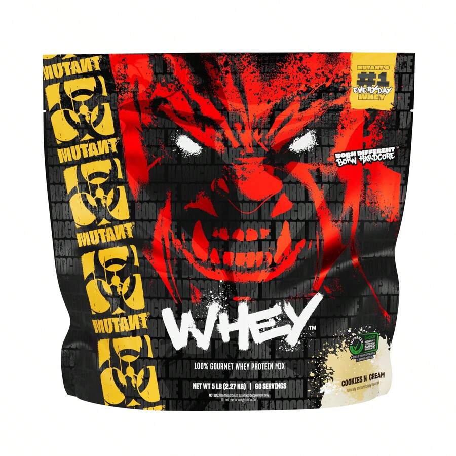 Mutant Whey Protein 5 Lb | Concentrated Whey Protein, Fast Absorption, Muscle Regeneration. - COOKIES aND CREAM - View 1