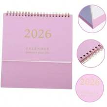 NUOBESTY Calendario De Escritorio Pequeño 2025-2026: Mini Calendario De Año Nuevo De Escritorio, Plegable, Para El Hogar, La Escuela Y La Oficina.(default) - Multicolor - Ver 8