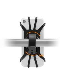 1PC Bicycle Silicone Phone Holder 360 Degree Rotatable For Mountain Bike Phone Holders Mountain Bike Accessories Cycling Accessories - Black - View 4
