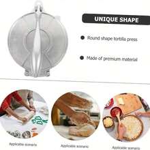 Dough Press Metal Dies Steel Flour Tortilla Press Dumpling Dough Tortillas Flour Bread Mold Sandwich Taco Press Tortilla Smasher Minced Meat Miss Aluminum Alloy - 6.5 Inch - 1PC - View 9